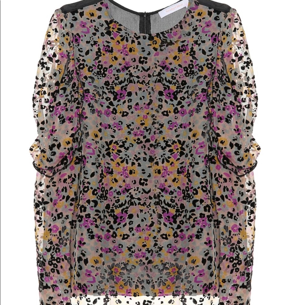 See by Chloe velvet burnout top size 34. New